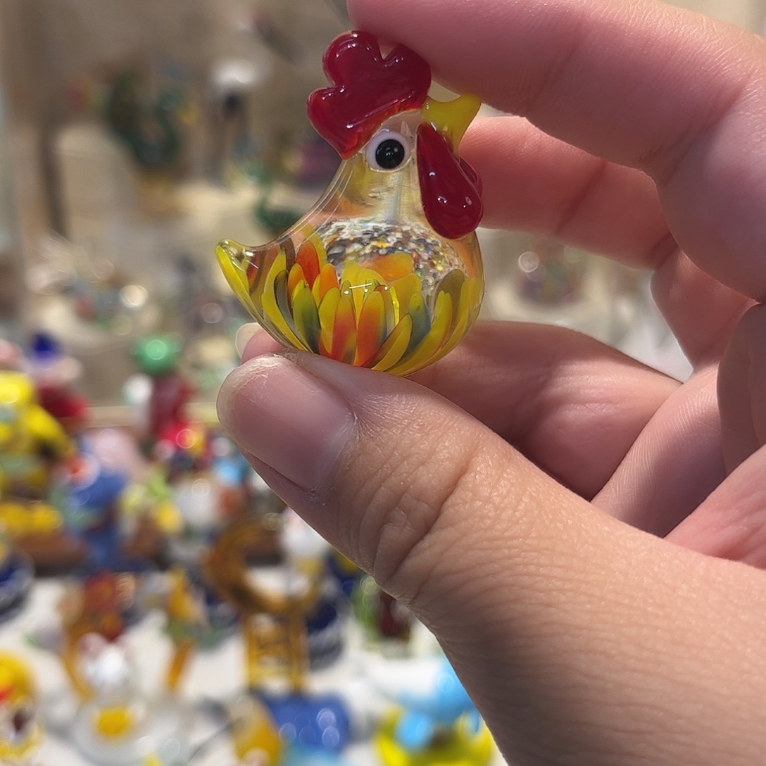 手工艺品琉璃咕咕鸡