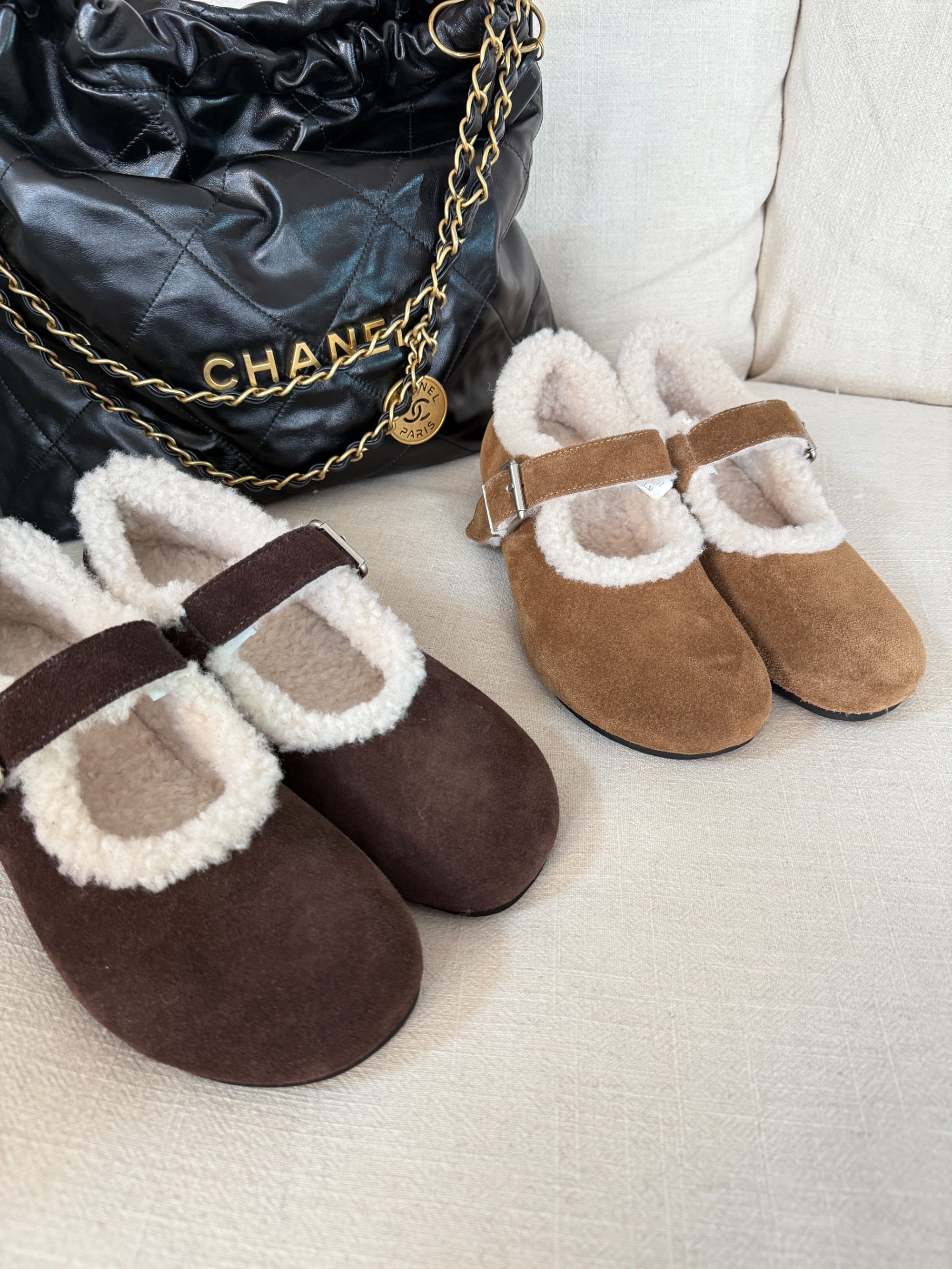 新款时尚加绒保暖3公分厚底休闲鞋ALS79207