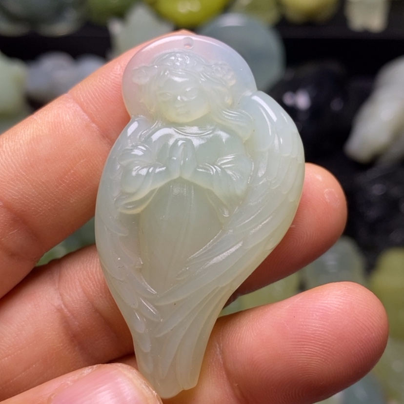 【闪购商品】蛇纹石玉颈饰未镶嵌