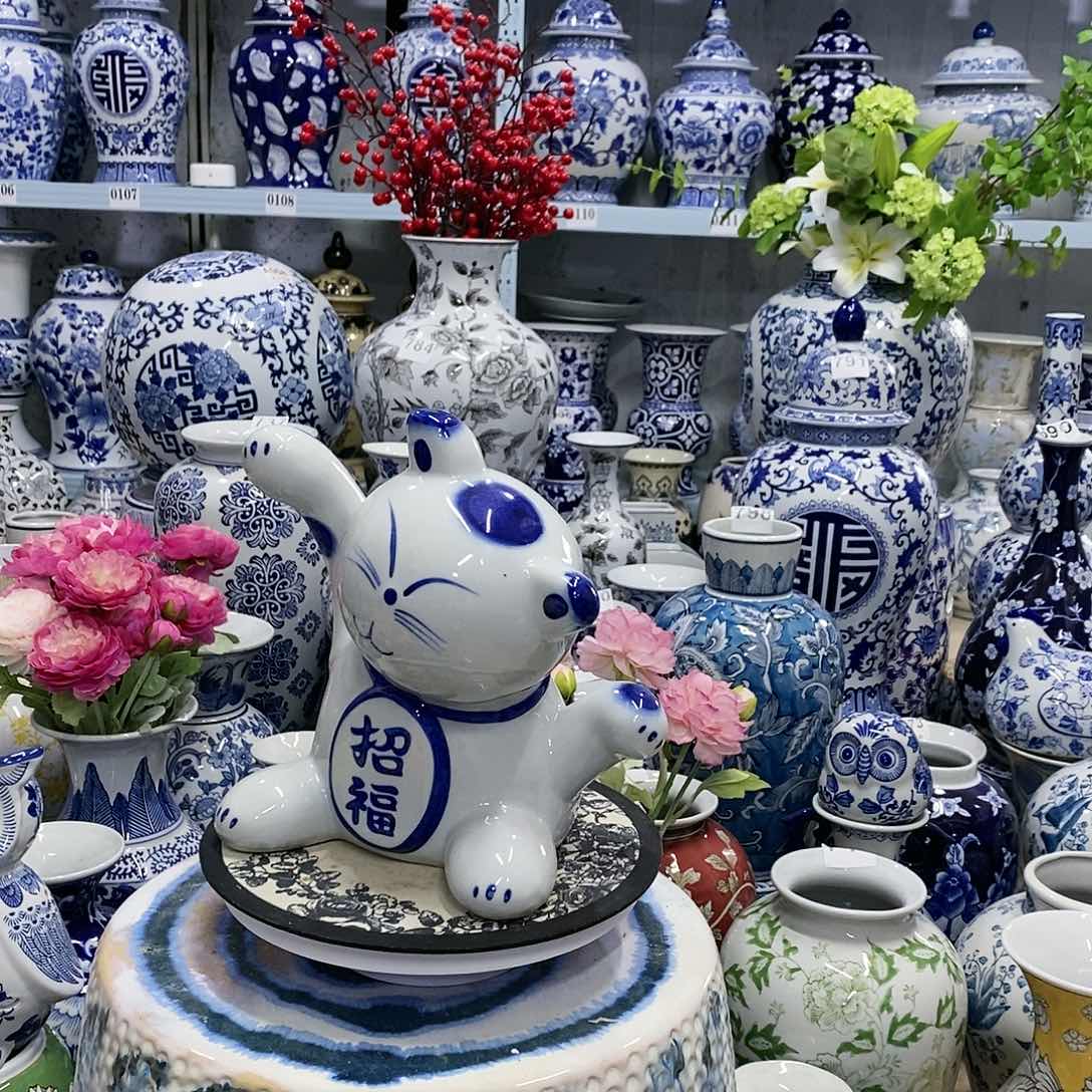 【闪购商品】摆件招福猫瓷器摆件………………………………