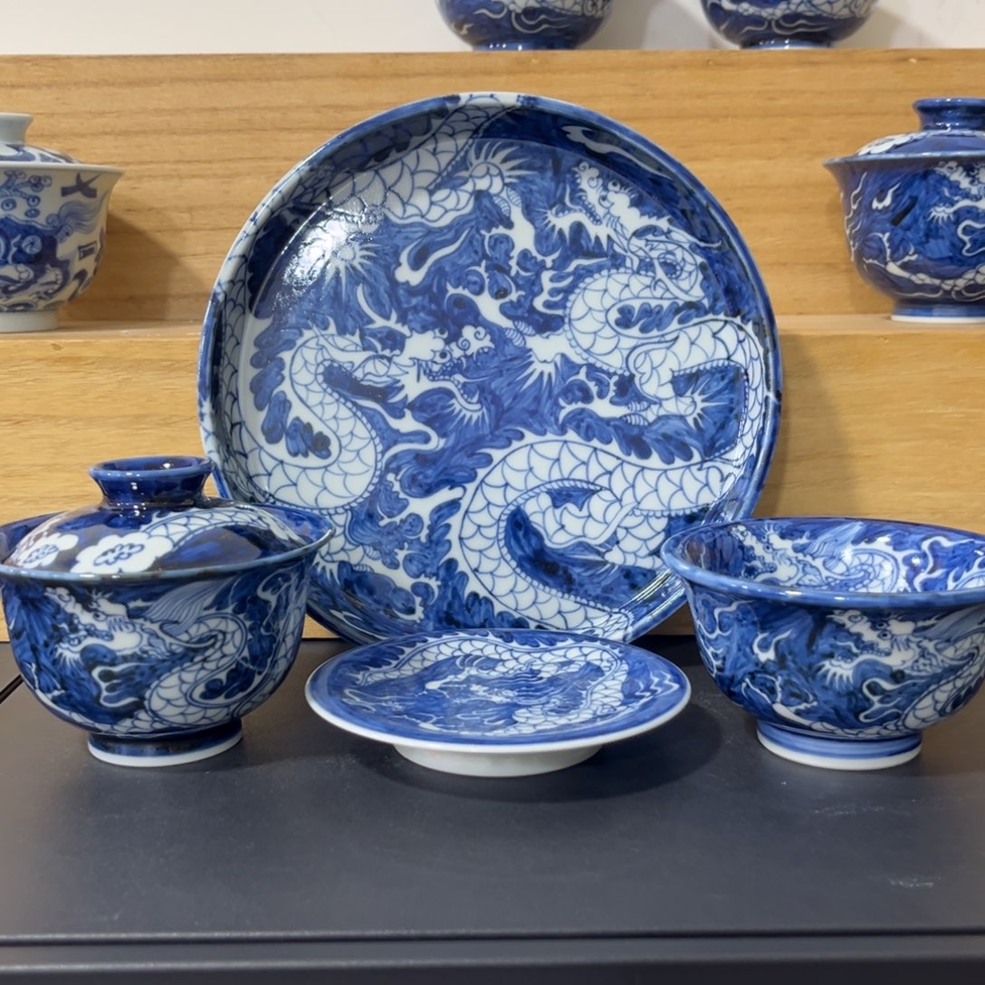 仿元满绘地皮龙四件套