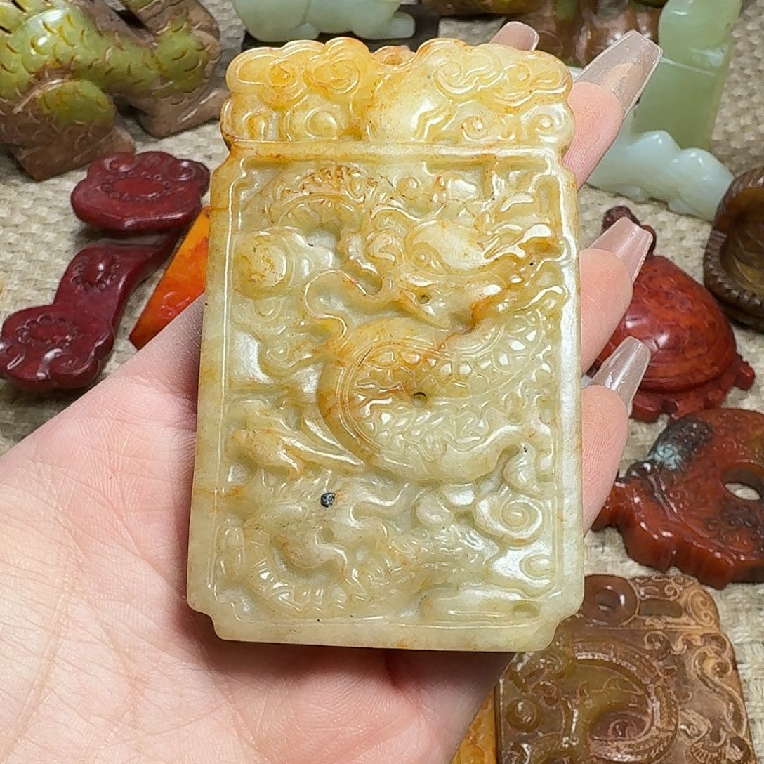 白玉菩提吊坠挂件