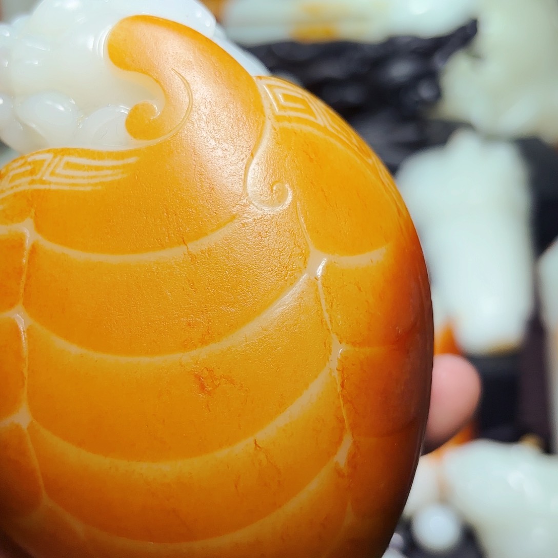 和田玉把件未镶嵌跟****0