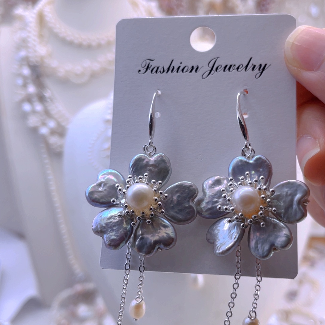 未镶嵌耳饰淡水珍珠