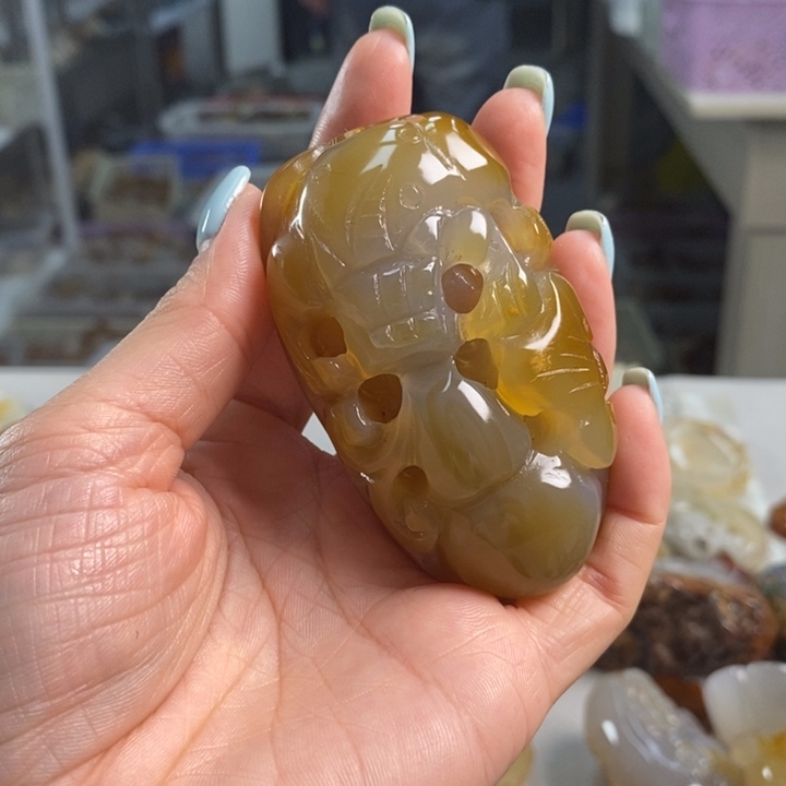 玛瑙/玉髓未镶嵌吊坠(不含链)