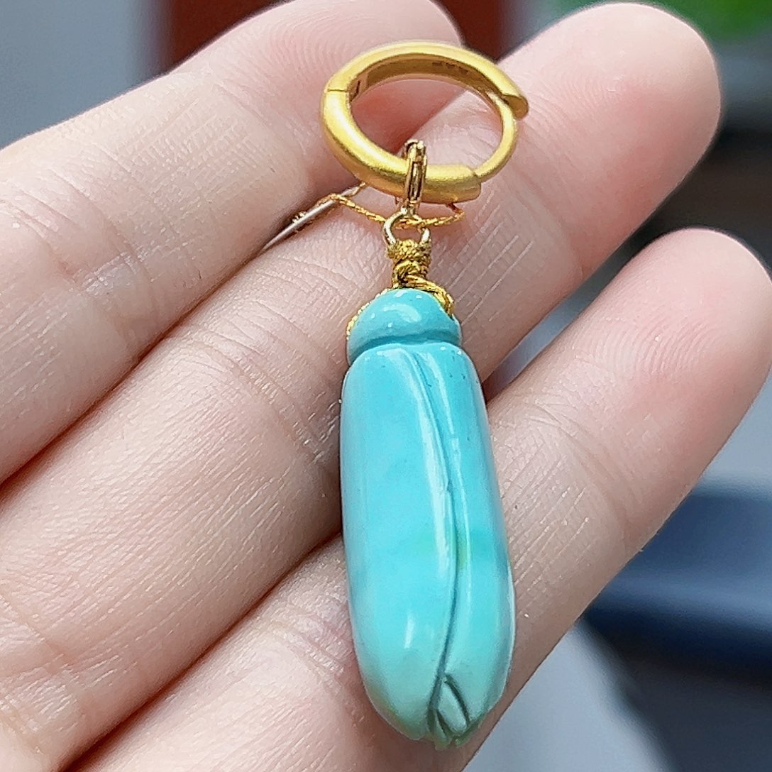 绿松石珠宝奇石未镶嵌