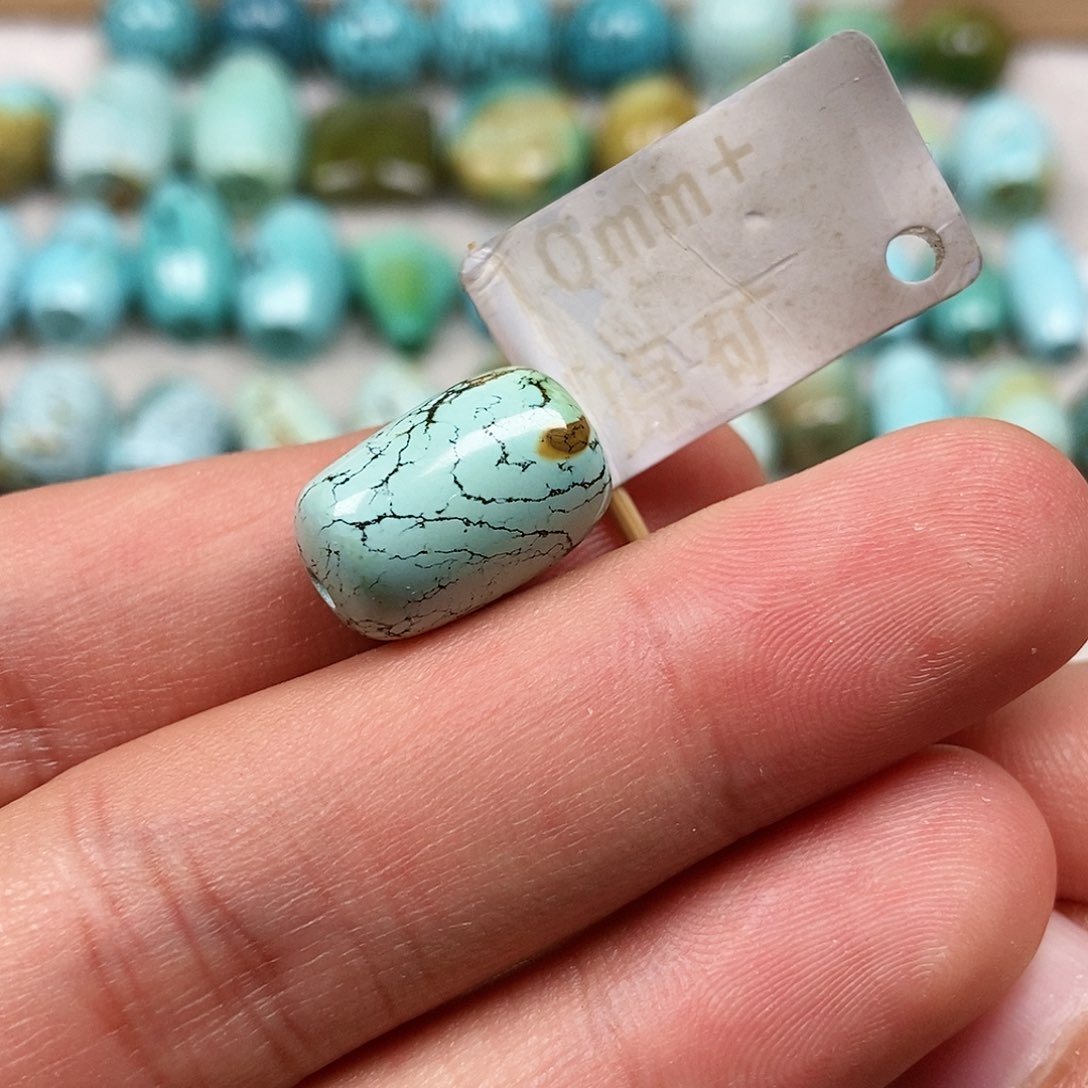 未镶嵌绿松石珠宝半成品