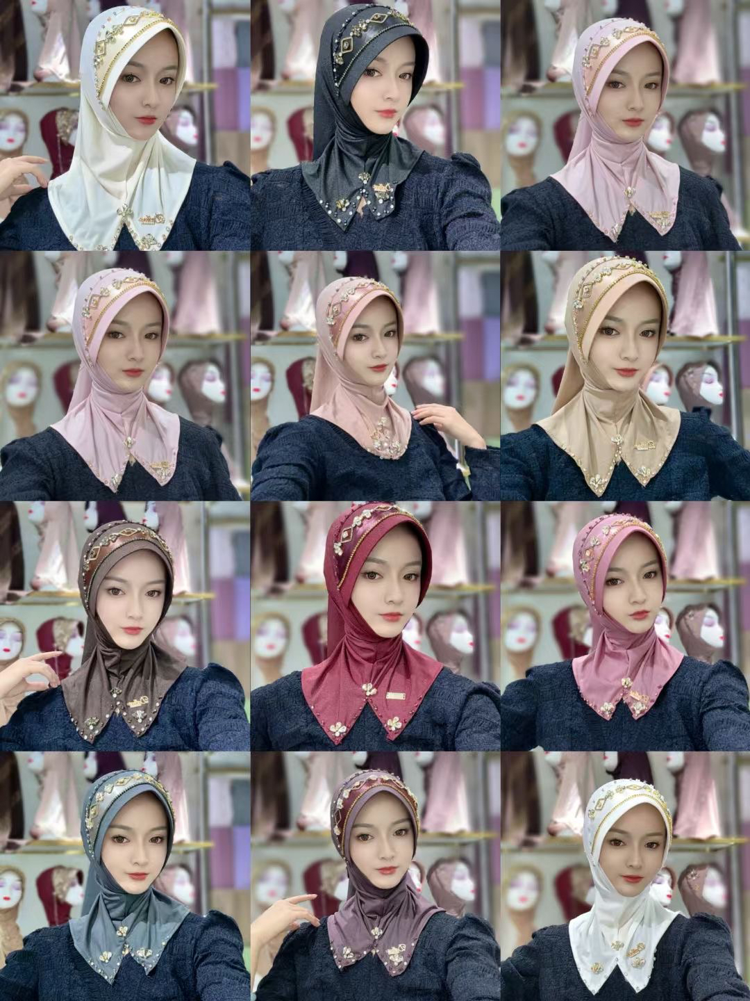 德 定制学院风开衩三角精品帽檐