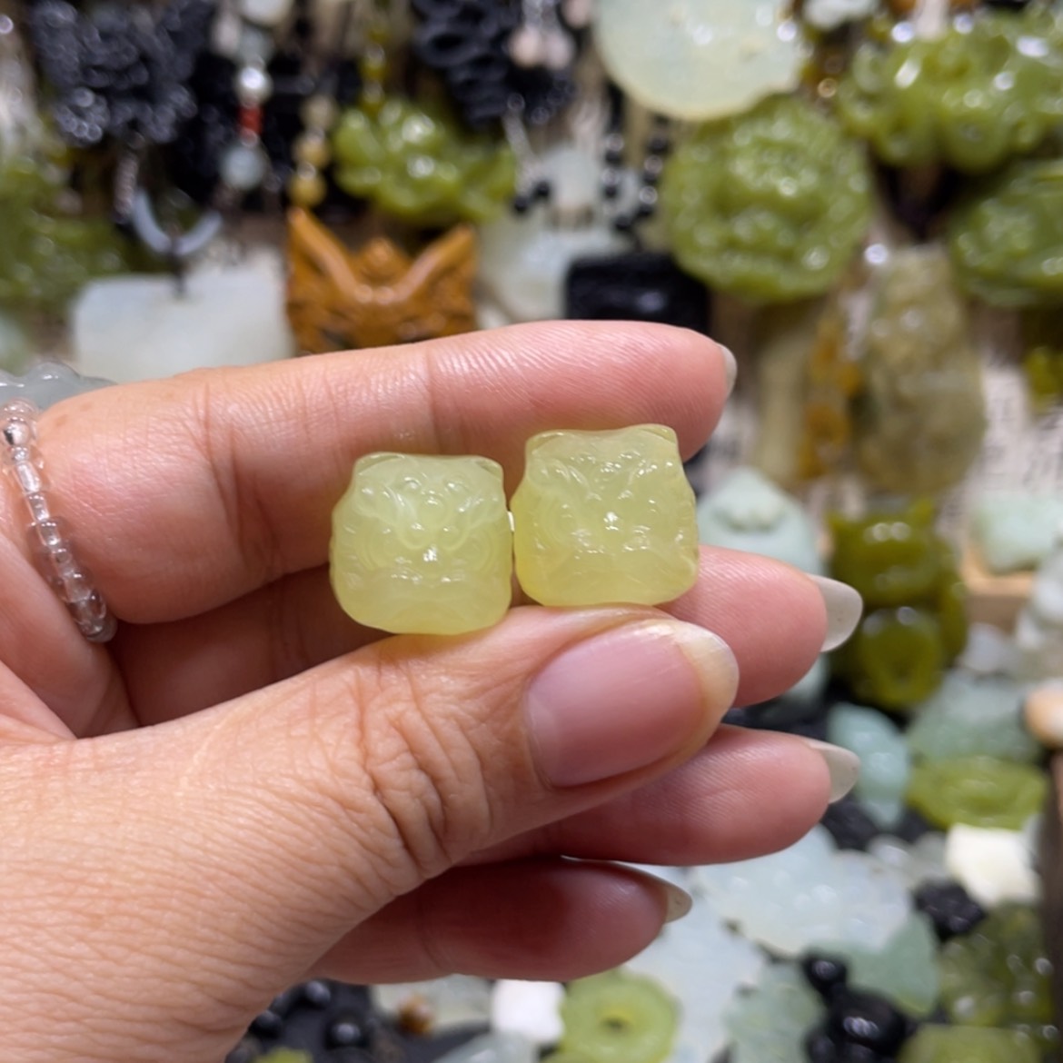 【闪购商品】岫玉颈饰未镶嵌安*101吊坠