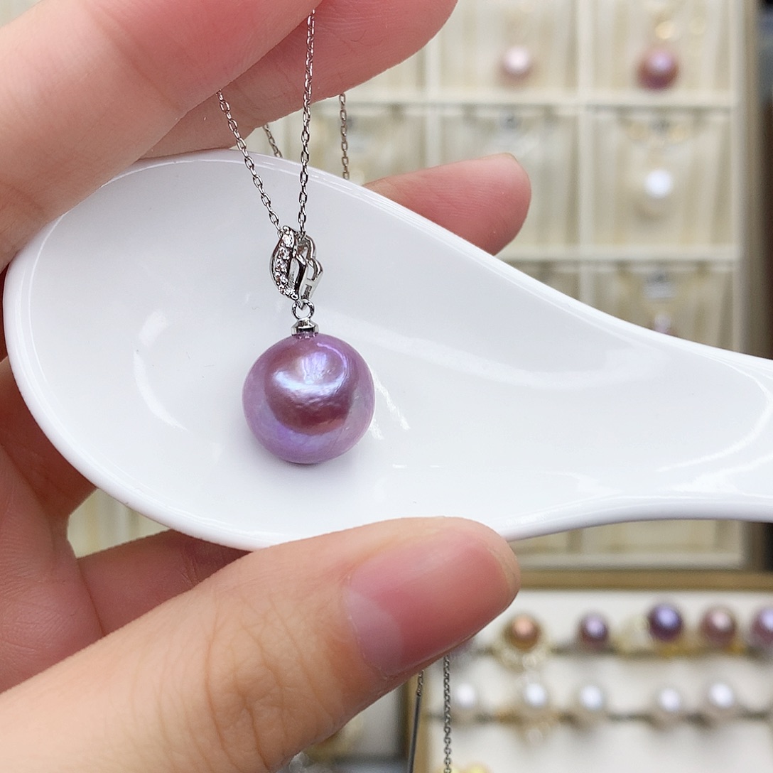 淡水珍珠颈饰合金