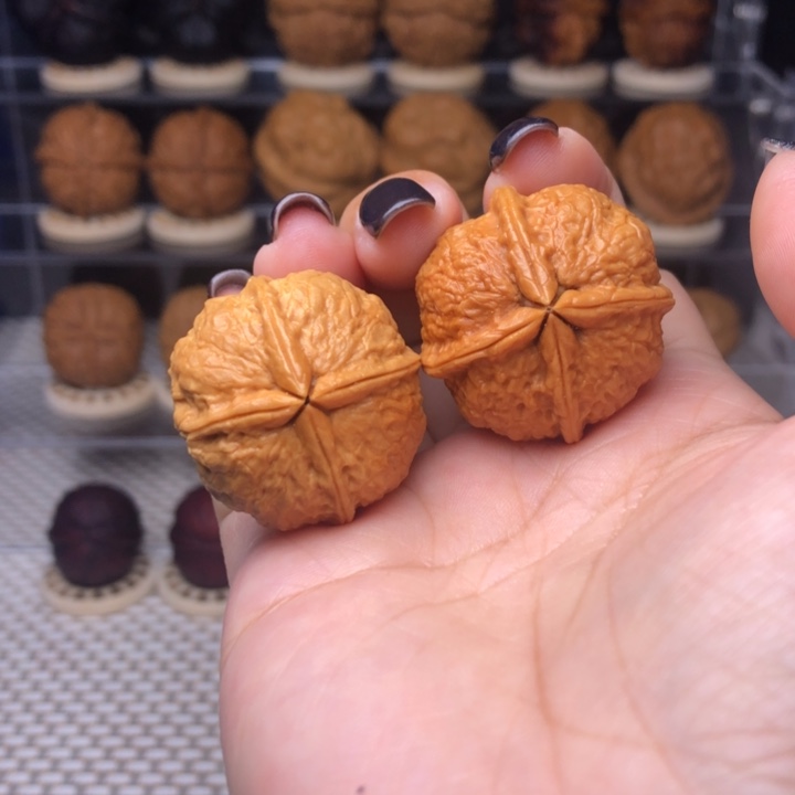 文玩核桃把件5号小四喜四楞31尺