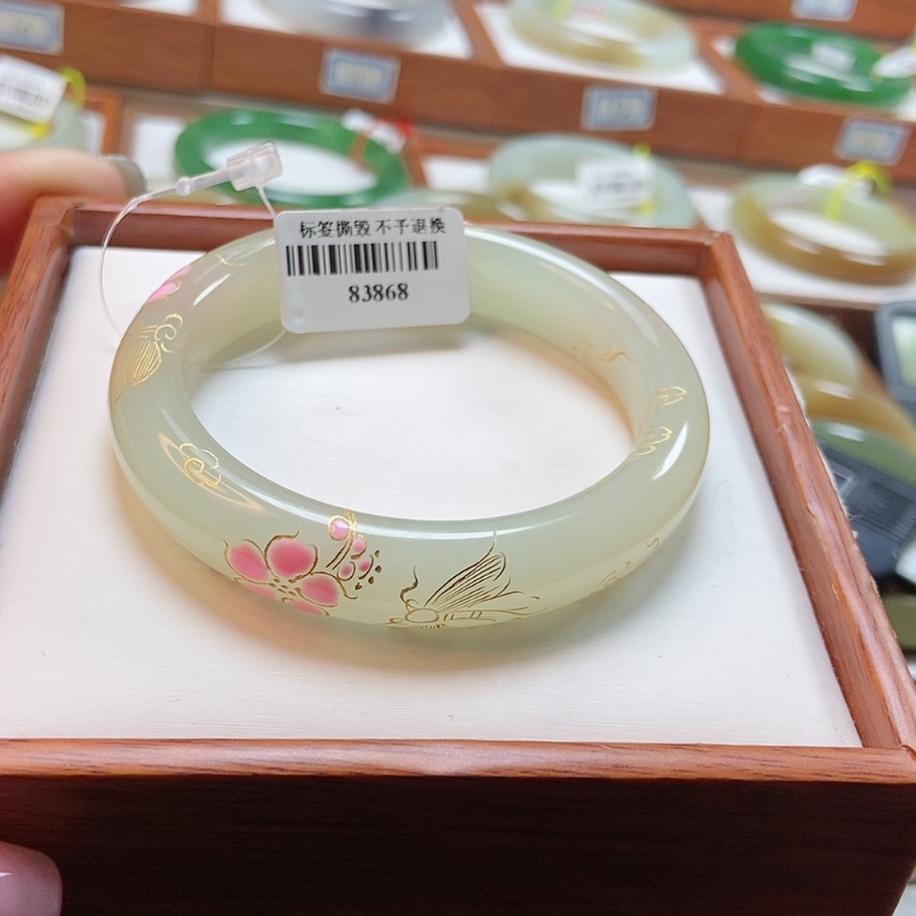 【闪购商品】和田玉手镯未镶嵌53.1