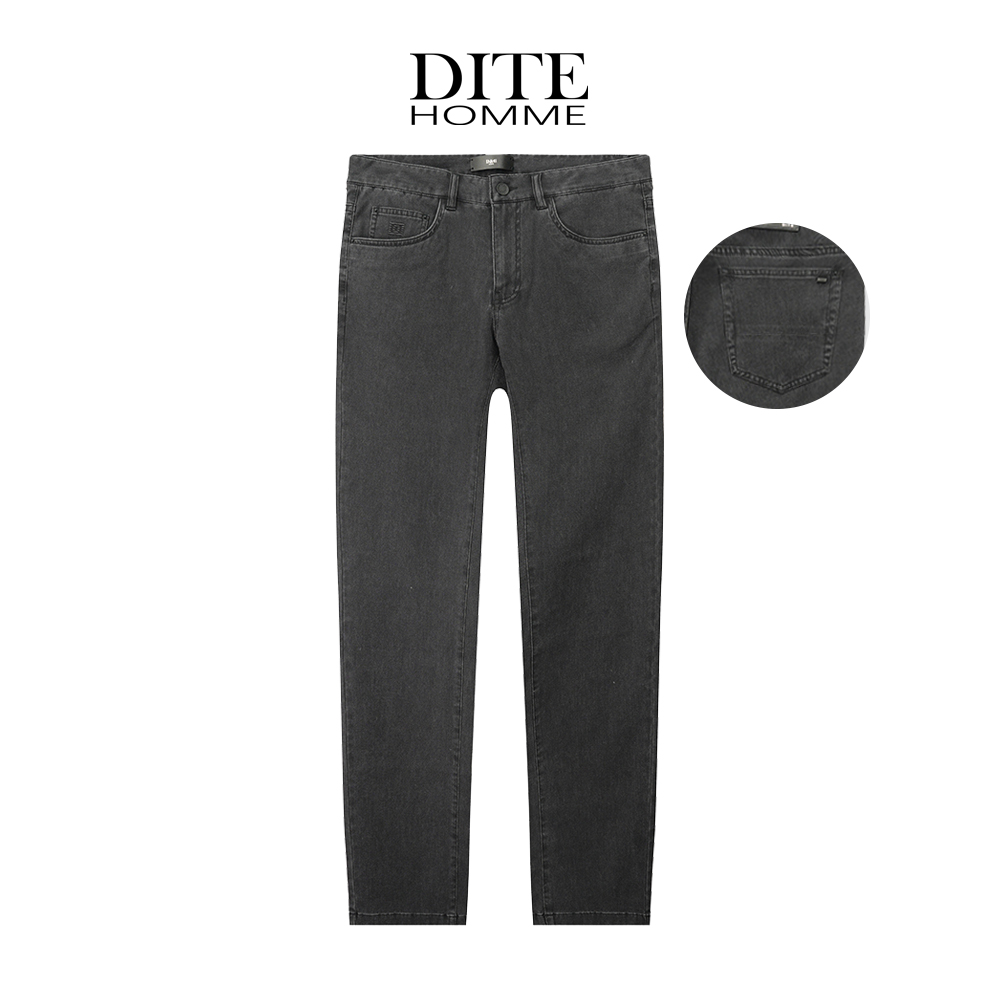 Dite迪特男士夏季爆款轻薄裤子国潮弹力牛仔裤百搭舒适经典男款