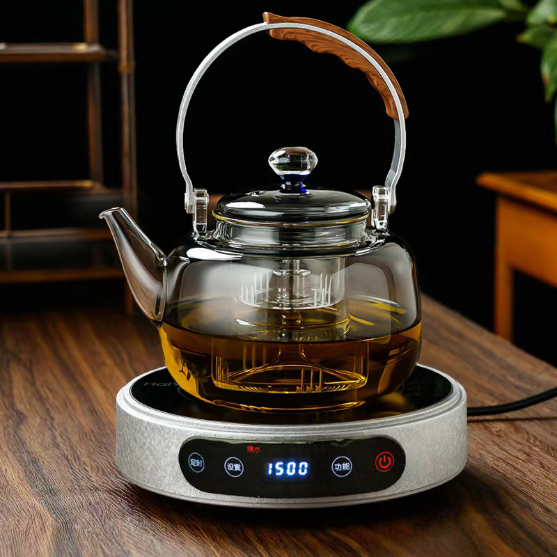 【莱欧茶具】电陶炉煮茶器用耐高温茶水分离电陶炉茶具提梁壶煮茶器