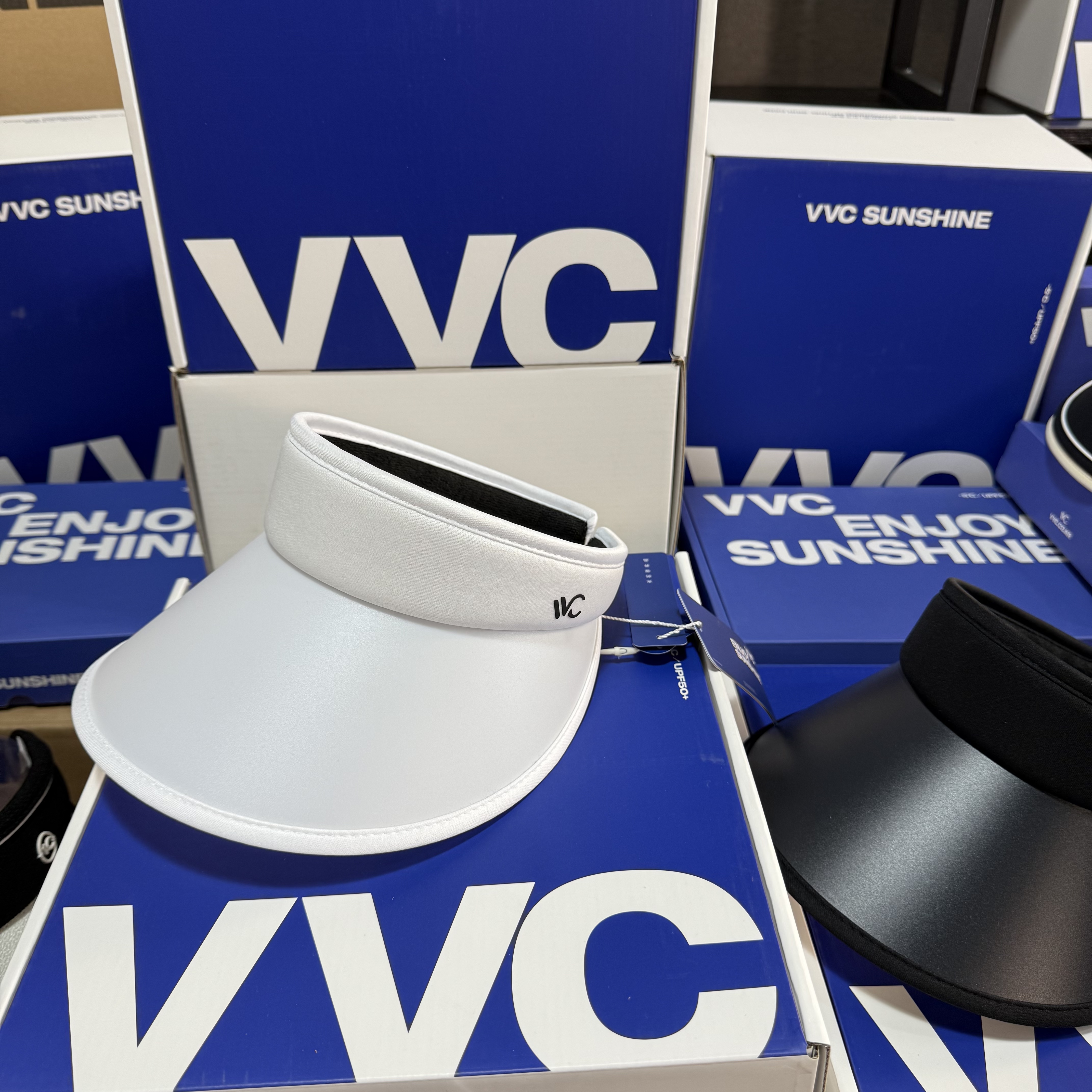 【直播专属V家防晒帽潮也系列】正品防晒帽遮阳空顶帽帽檐青春骑行