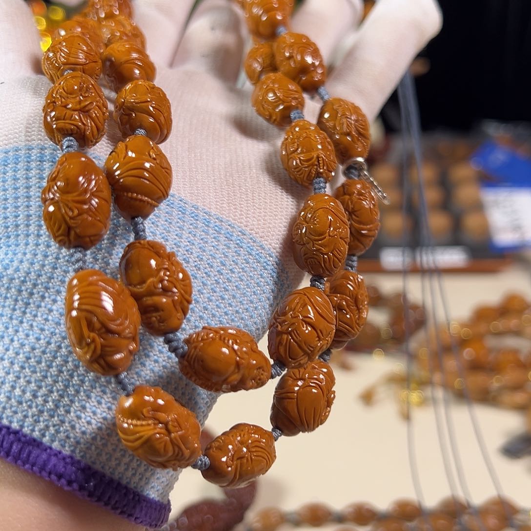 橄榄核手串/手链橄榄核雕刻手工艺品