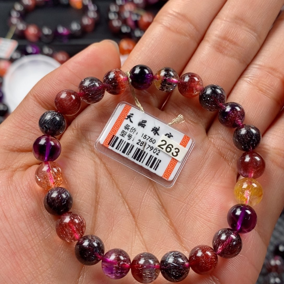 水晶手链未镶嵌陌*黑加仑超七2817902