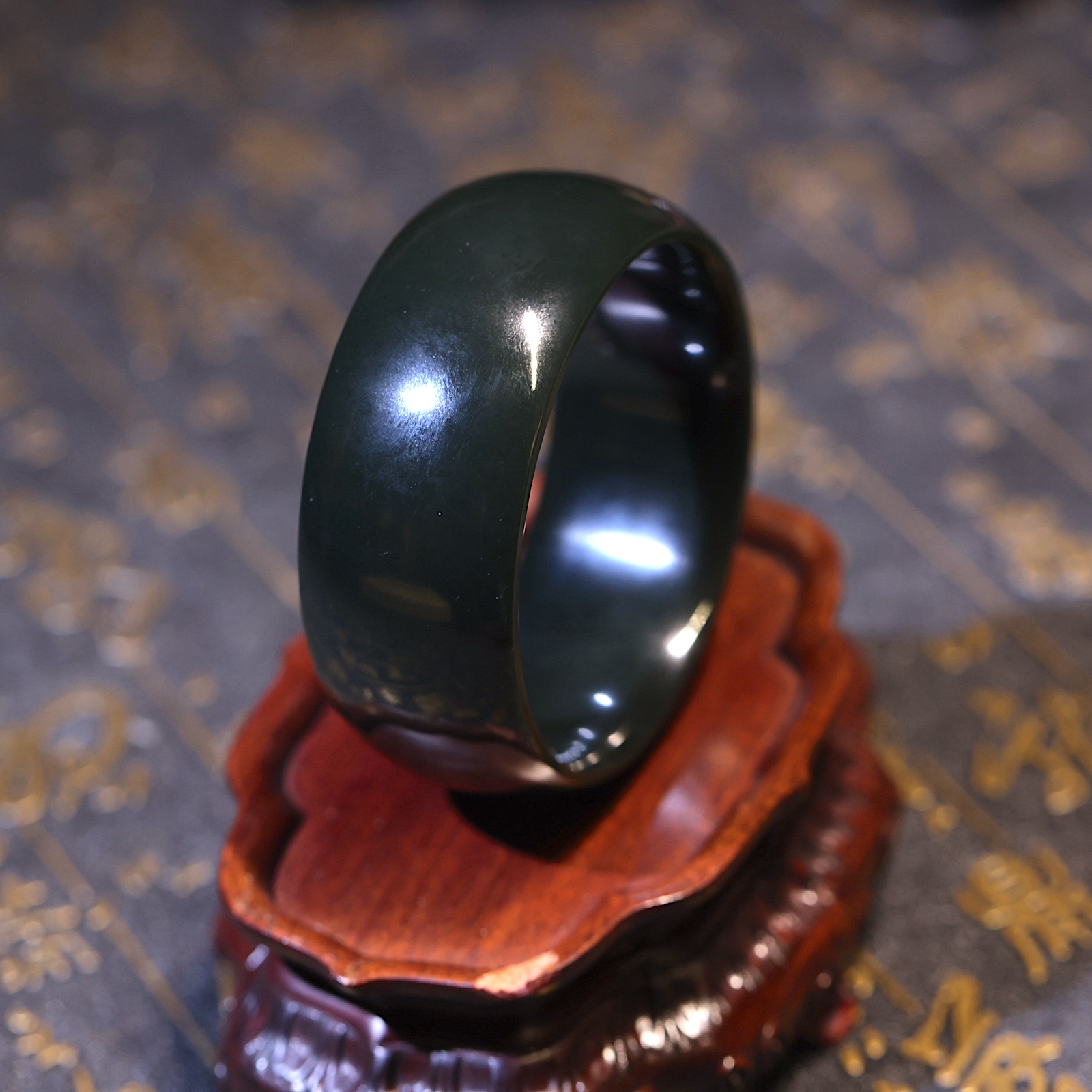 【新疆马爷珠宝】塔青宽轮胎手镯（款式不同价格不同）