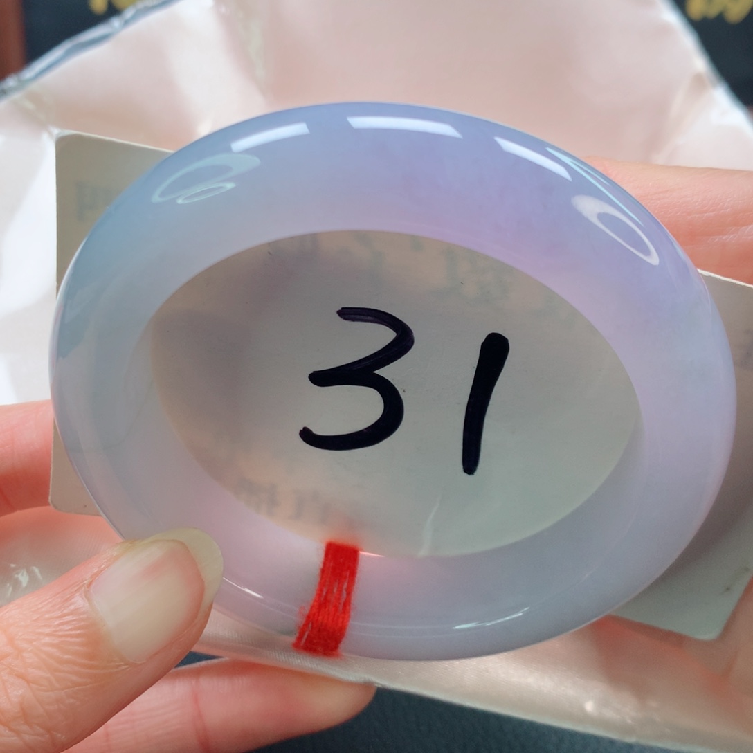 未镶嵌手镯翡翠正圈水润胶不失色浓紫微暇捡漏