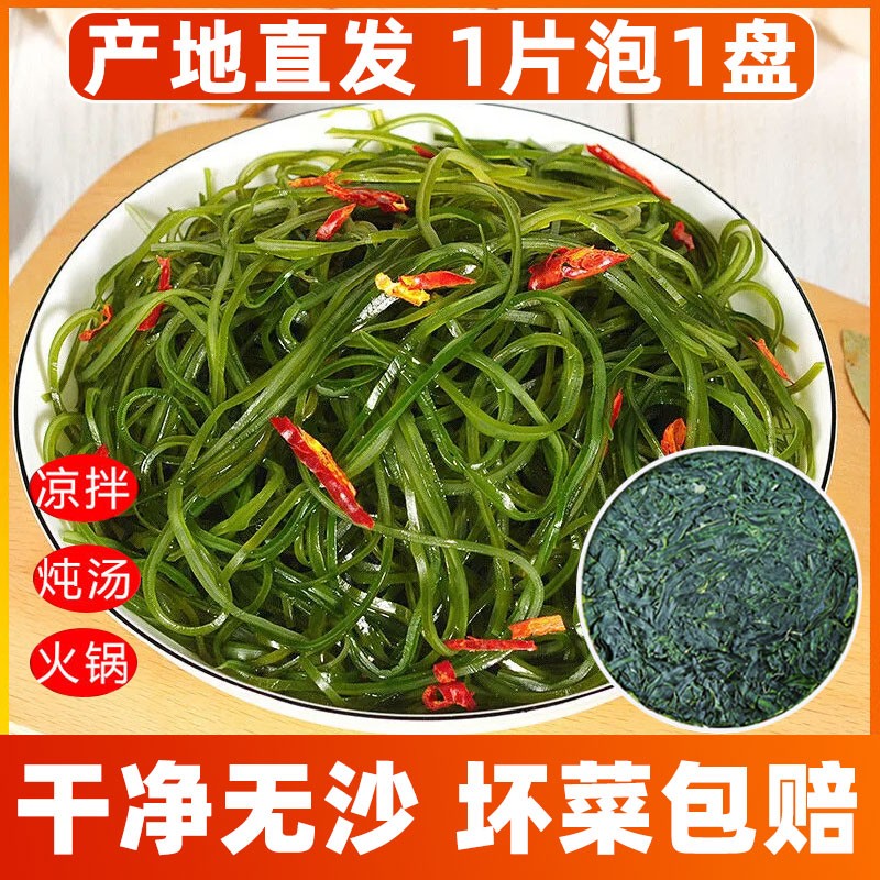 霞浦压缩烘干海带丝片干净无沙22克独立包装厂家直发凉拌火锅食材 图片 1
