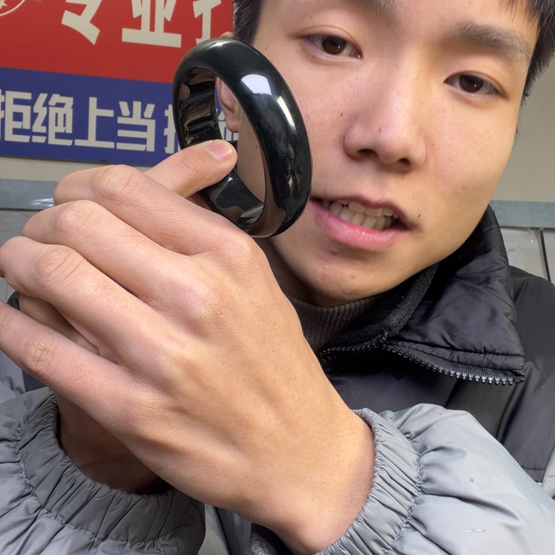 和田玉颈饰未镶嵌多样性新疆黑油青手镯轮胎