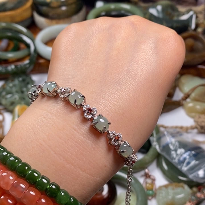 冰***a和田玉（糖玉）未镶嵌手镯