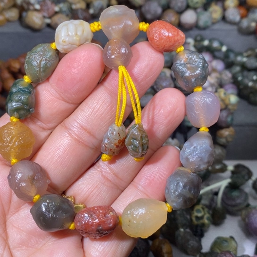 未镶嵌玛瑙/玉髓珠宝奇石