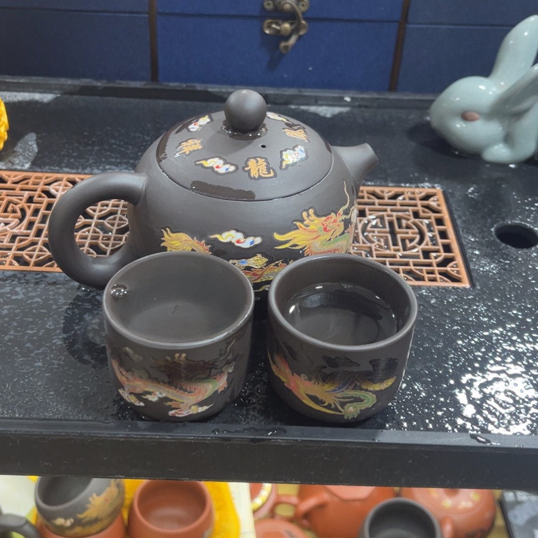 紫砂茶杯紫砂壶一壶4杯