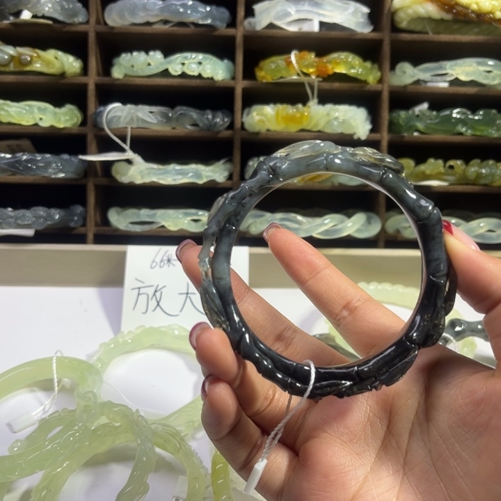 蛇纹石玉合金手镯