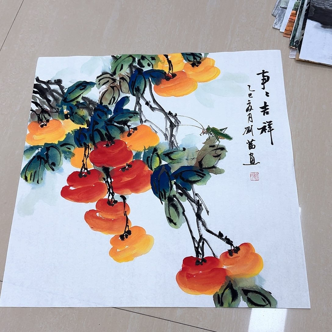 国画国画作品多次