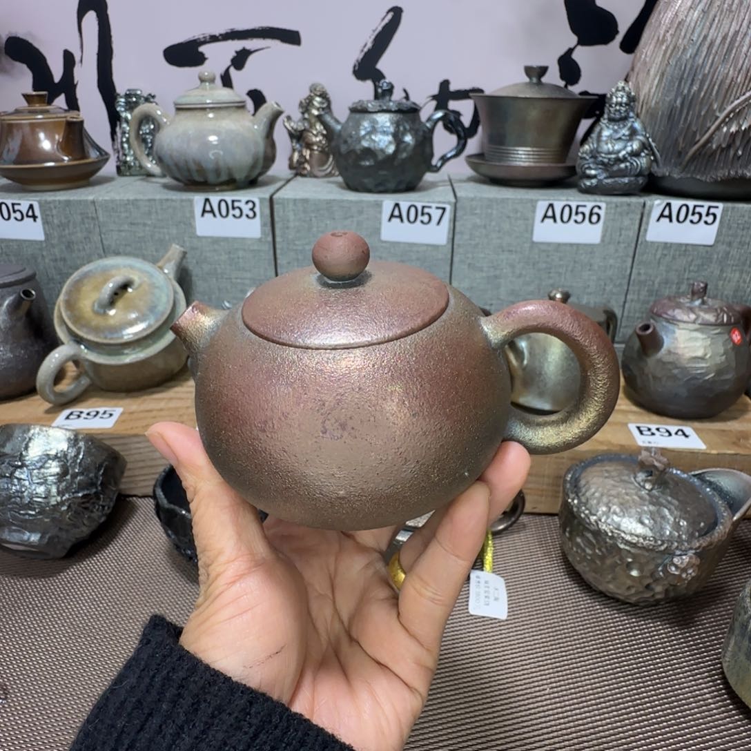 壶鼠*建水紫陶柴烧壶