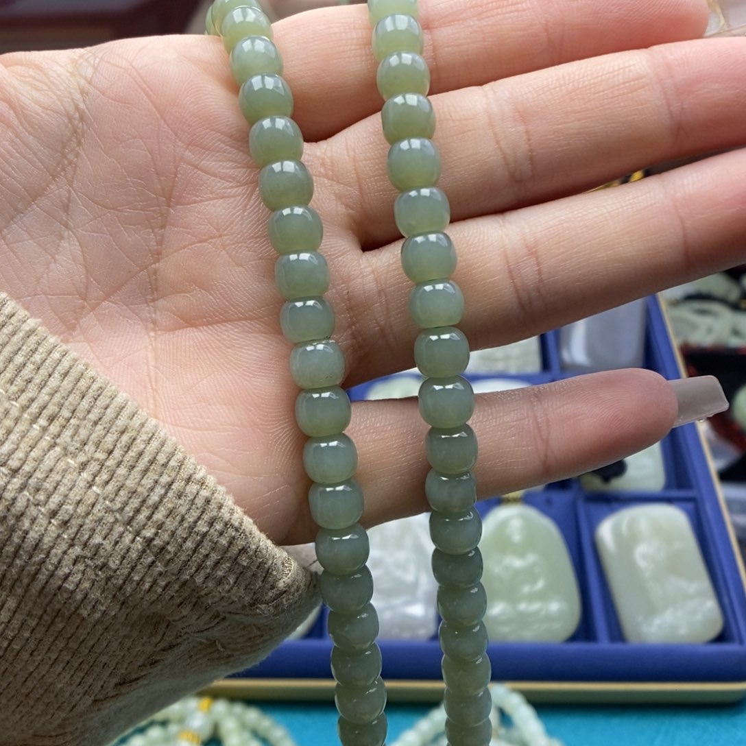 和田玉颈饰未镶嵌ঞ****