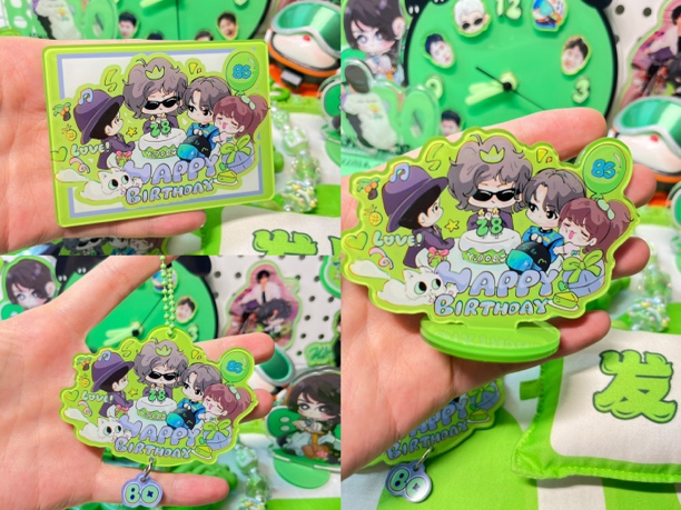 王一博生日快乐亚克力立牌钥匙扣冰箱贴