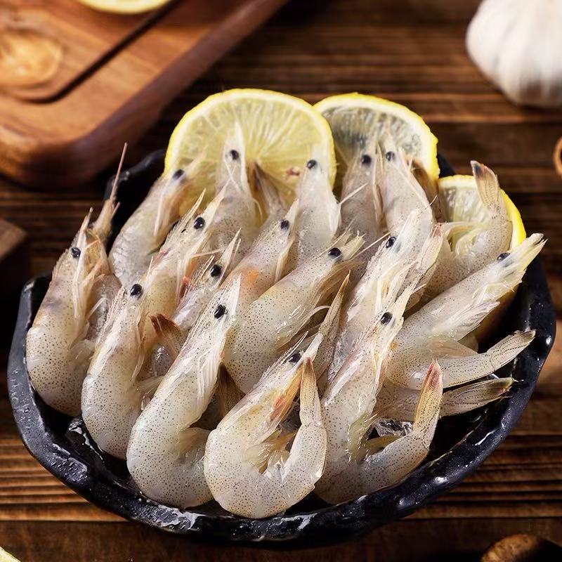 鲜活速冻 新鲜野生羊毛虾 一盒3斤