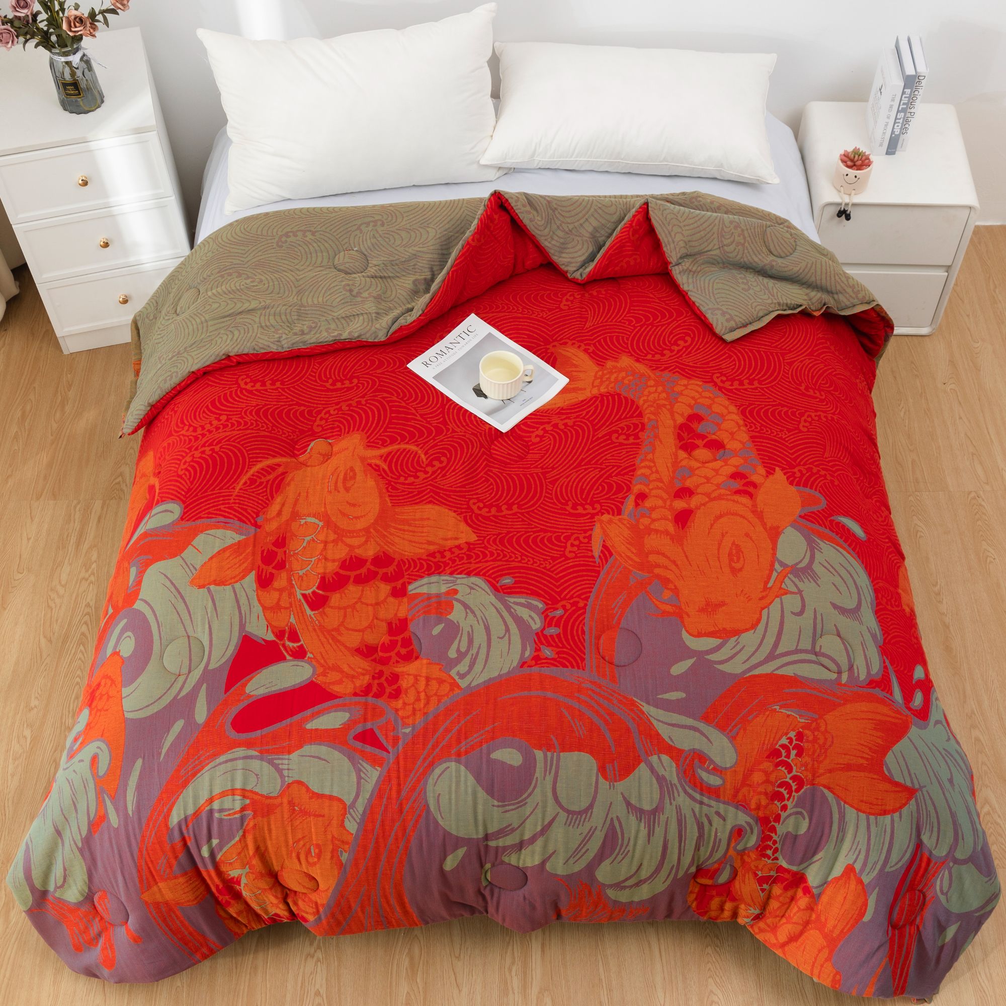 【江锦鲤被子】200*230高端私人订制秋冬被