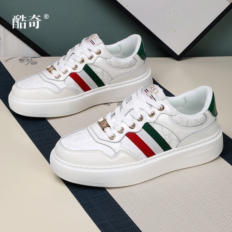 【情侣款】酷奇小白鞋饼干鞋2025秋冬新款男女同款潮流休闲板鞋