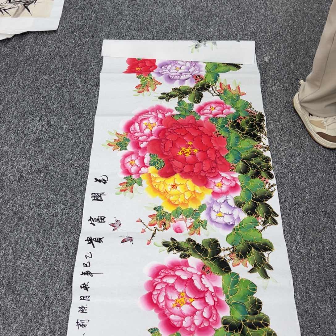 国画纯手绘字画宣纸