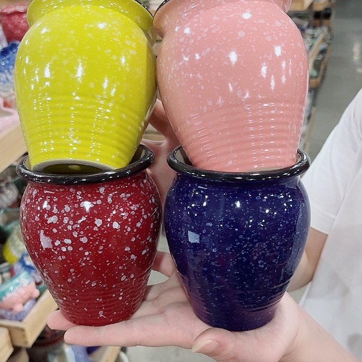 有孔.凑单10元陶瓷花盆发货！