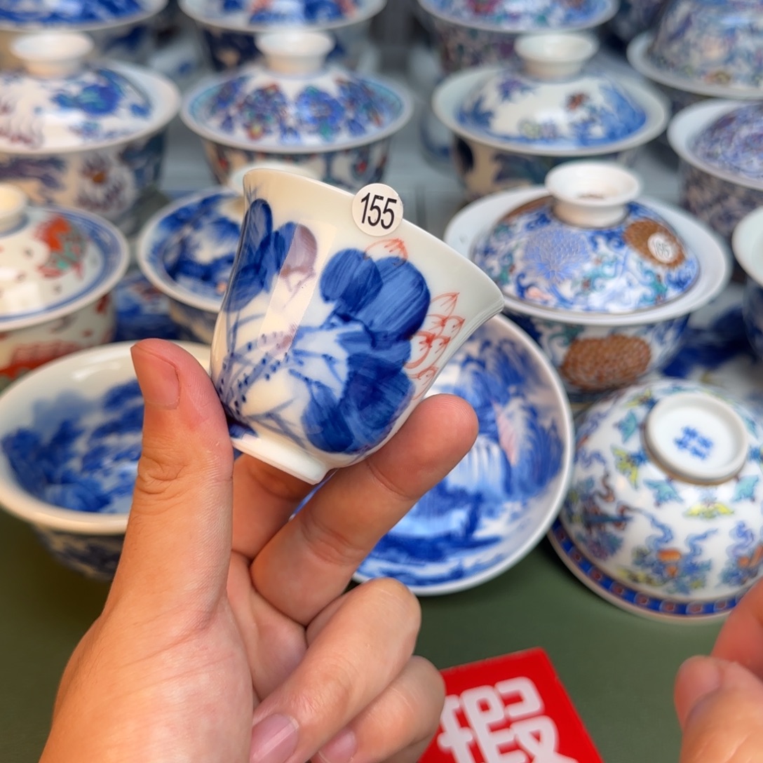 彦祖纯手工手绘茶具155