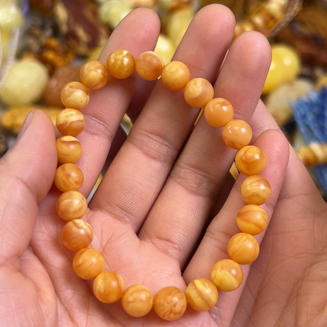 蜜蜡裸石未镶嵌蜜蜡