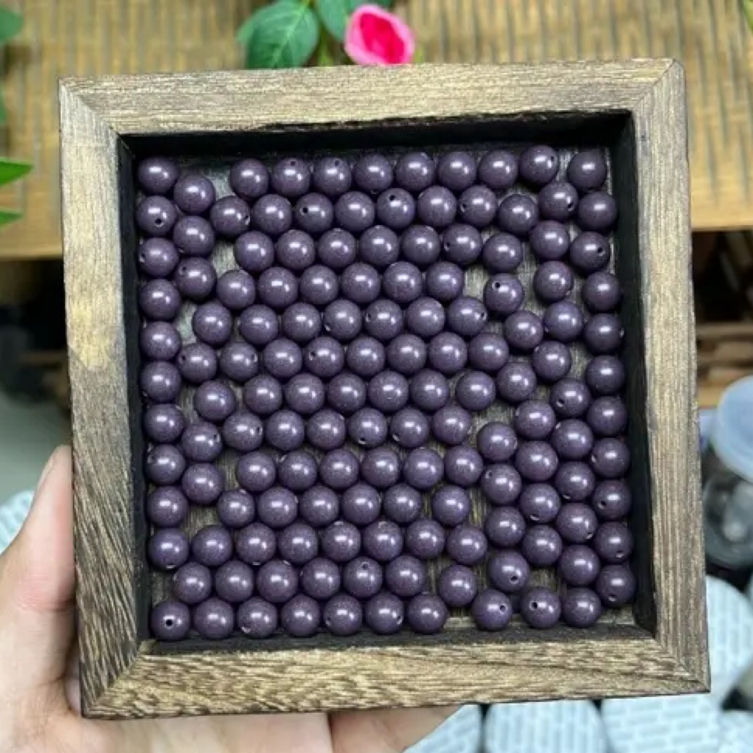 黛紫玉兰非遗天然合香珠到手50克左右