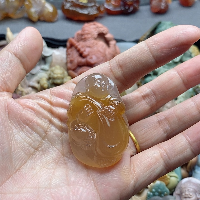 【闪购商品】未镶嵌吊坠定制玛瑙