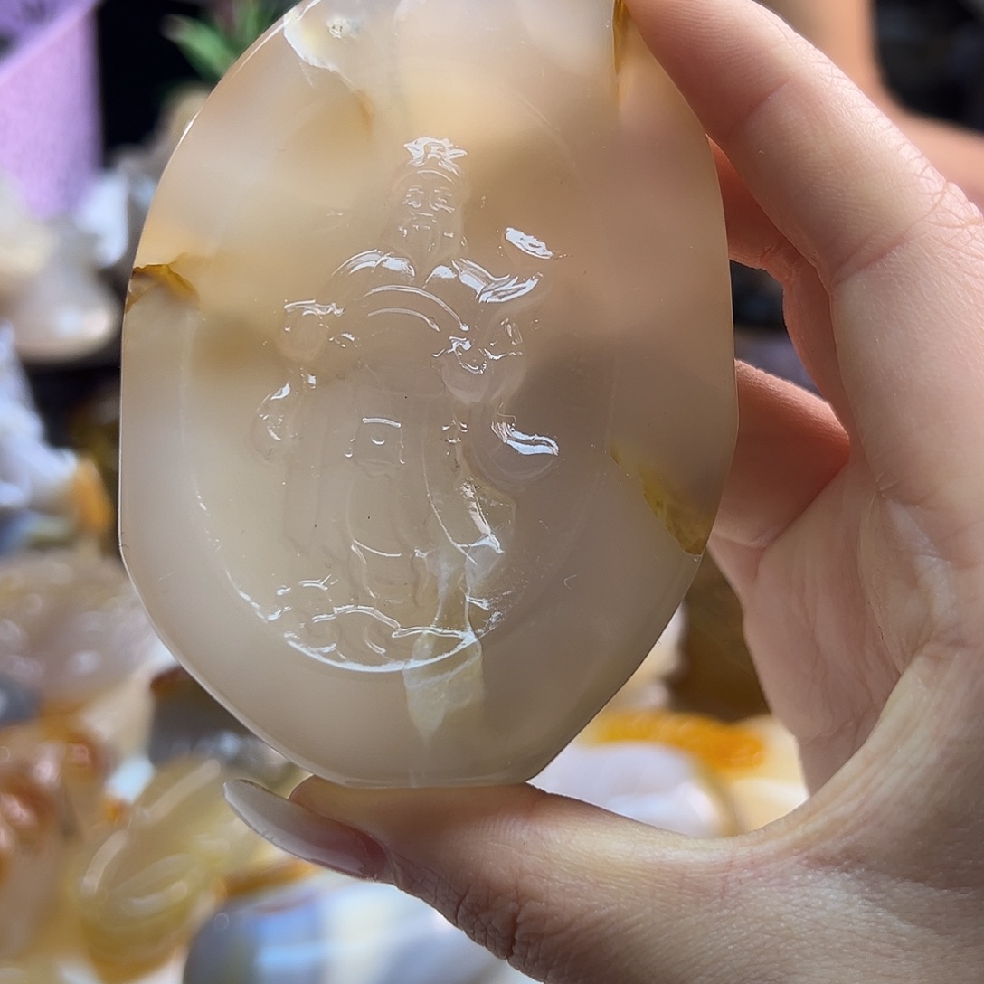 玛瑙/玉髓未镶嵌吊坠(不含链)