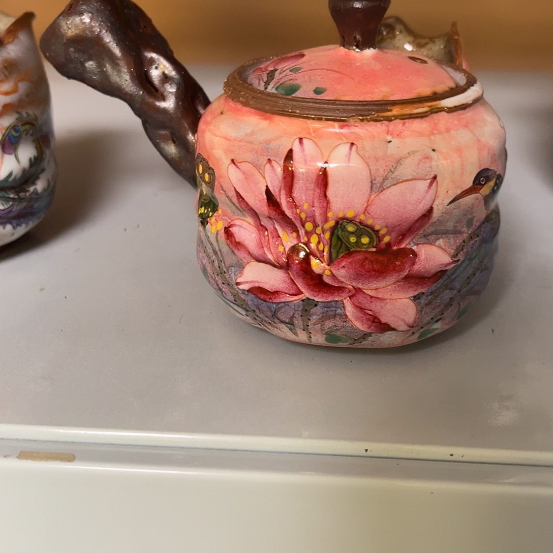 柴烧手工手绘陶瓷