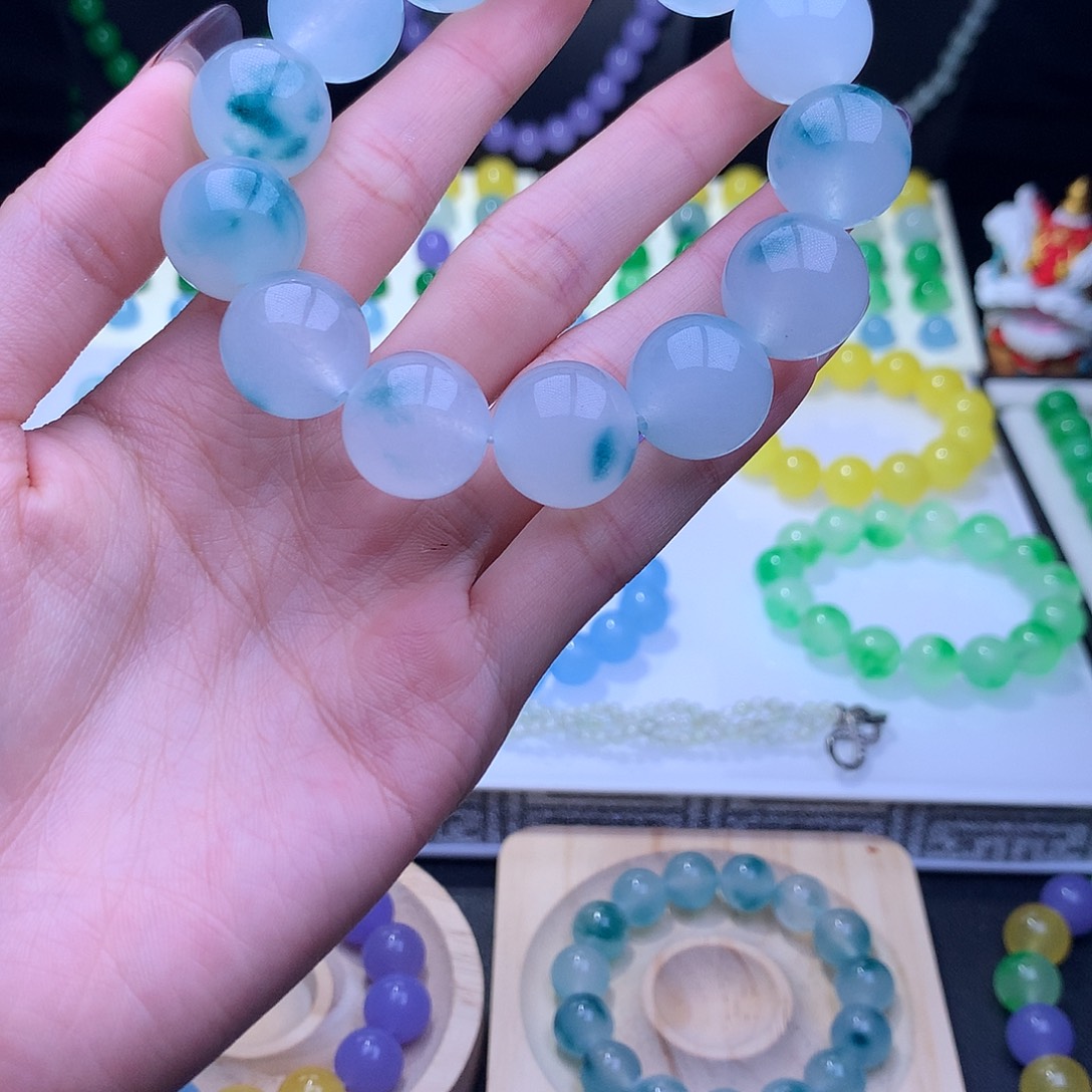 ：****翡翠散珠翡翠手串666