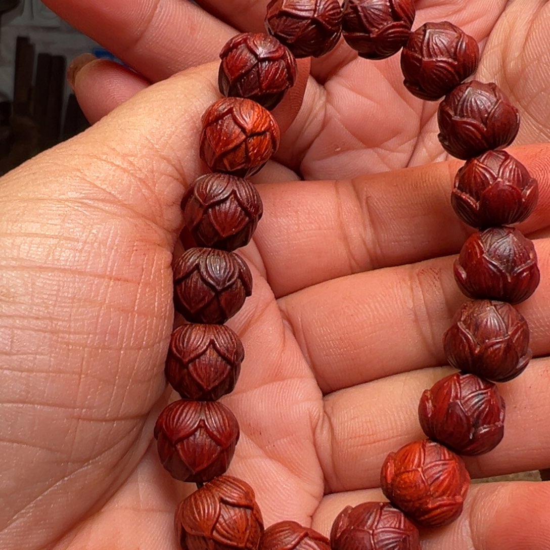 檀香紫檀（小叶紫檀）手串1.1