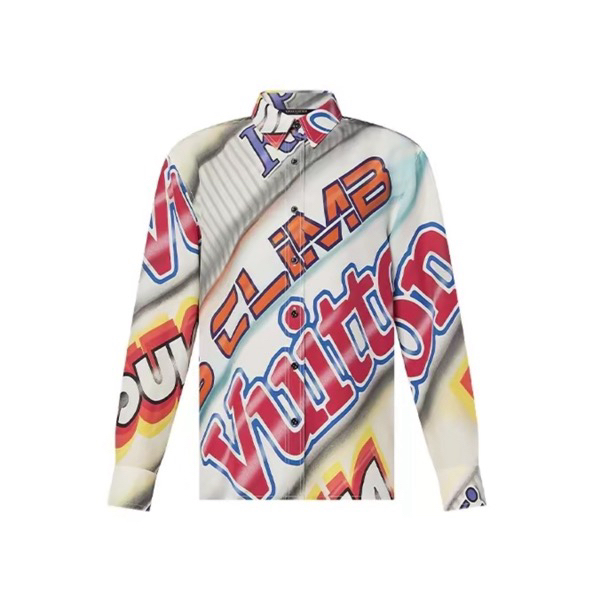 未使用 LouisVuitton/路易威登 涂鸦衬衫 36码/全新/公价15000