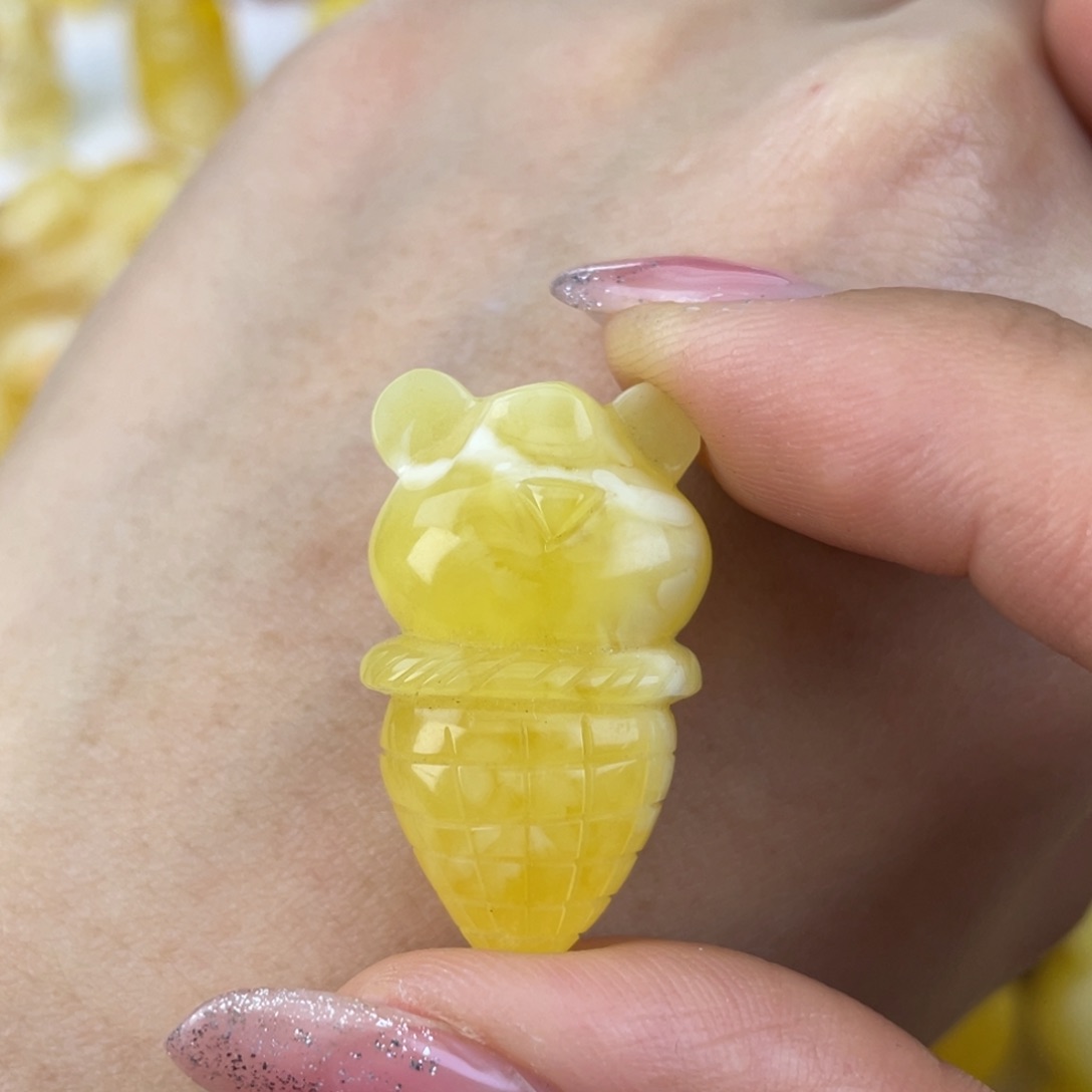 琥珀裸石未镶嵌蜜蜡