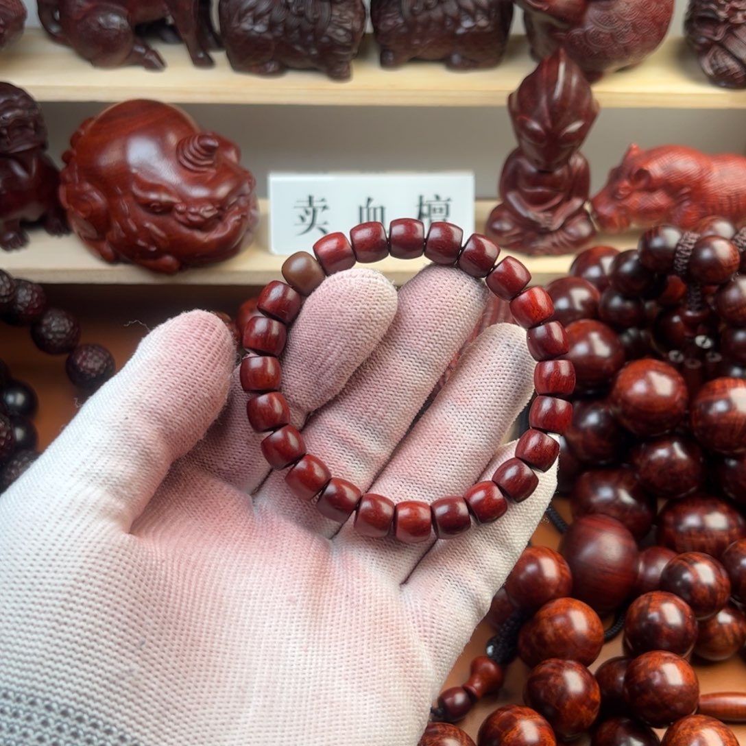 染料紫檀（血檀）8x9直切23颗-多样性发其一