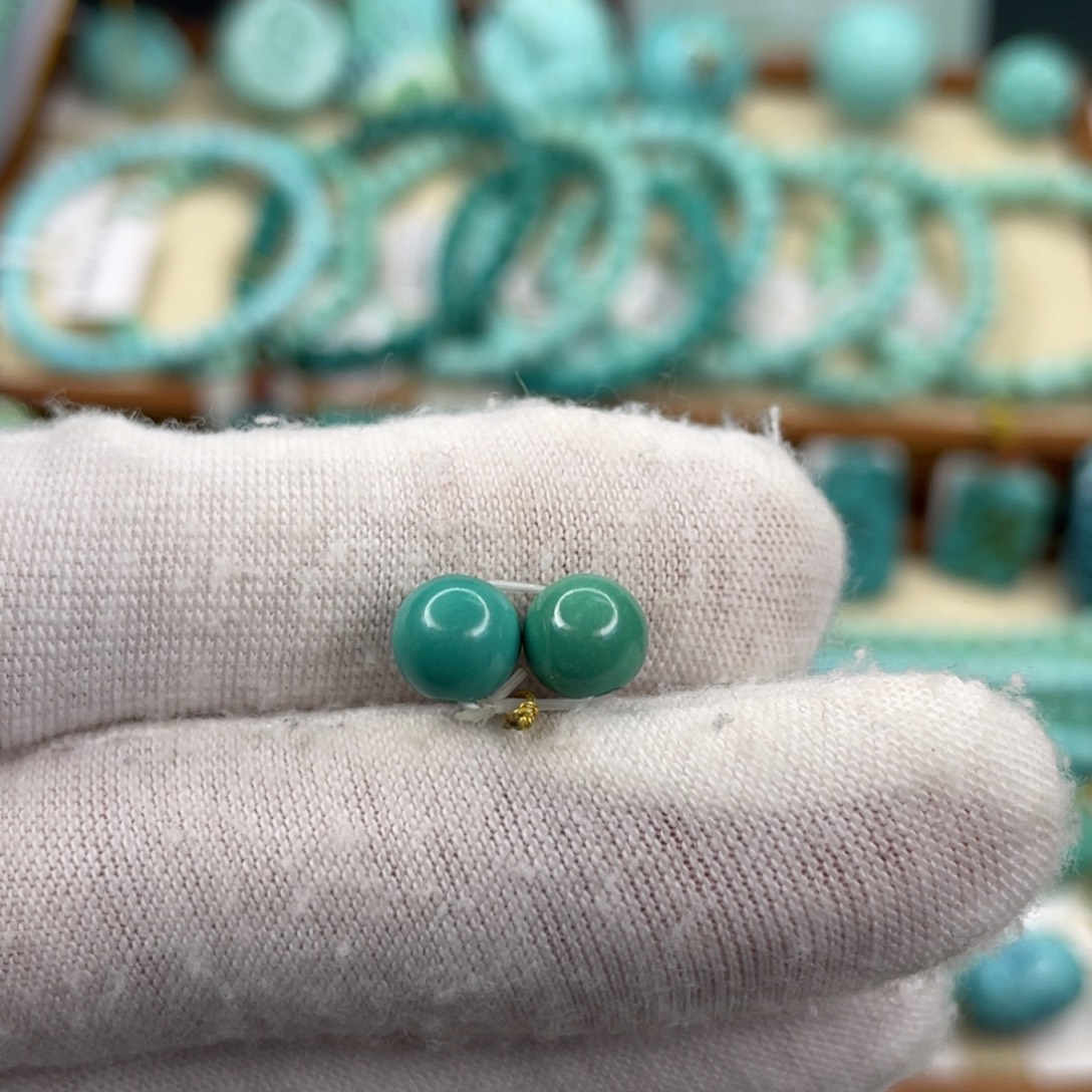 绿松石未镶嵌挂件